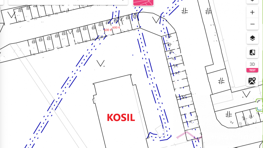PRENAJATÉ Bezstarostné parkovanie - na prenájom 2 parkovacie státia pri Spoločenskom pavilóne