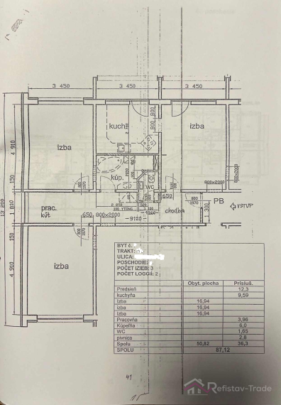3 izbový byt v Košiciach, sídl. Terasa (Západ), Trieda SNP