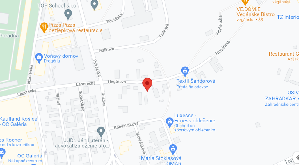 Pozemok na polyfunkciu blízko OC Galéria v Košiciach